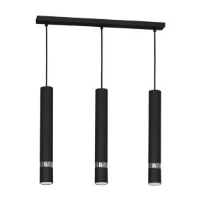 Lampa wisząca Milagro Jokre Czarny-chrom 3xgu10 1 szt.