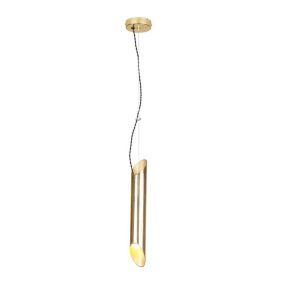 Lampa wisząca Milagro  Libra 1xE14 czarna złota 1 szt.