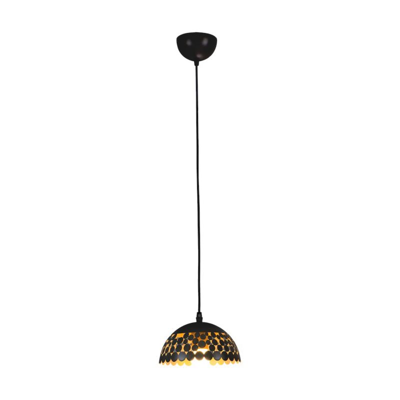 Lampa wisząca Milagro LISA czarno-złota 1xE27 1 szt.