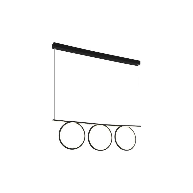Lampa wisząca Milagro Loop Black 60W 4200 lm 1 szt.