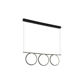 Lampa wisząca Milagro Loop Black 60W 4200 lm 1 szt.