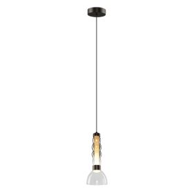 Lampa wisząca Milagro Lucco LED 13W czarny 1 szt.