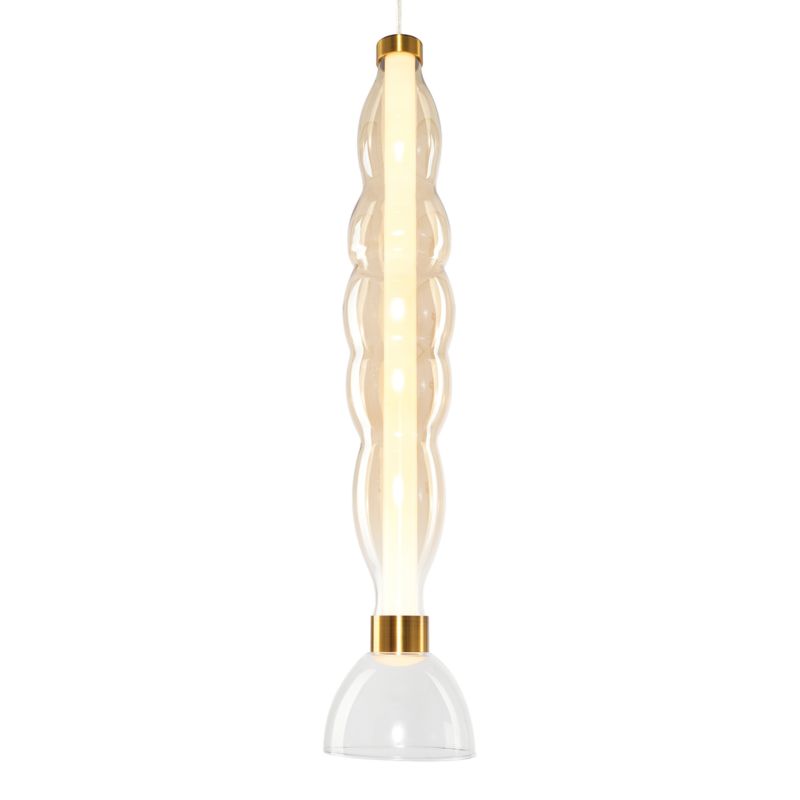 Lampa wisząca Milagro Lucco LED 18W złoty transparentny 1 szt.
