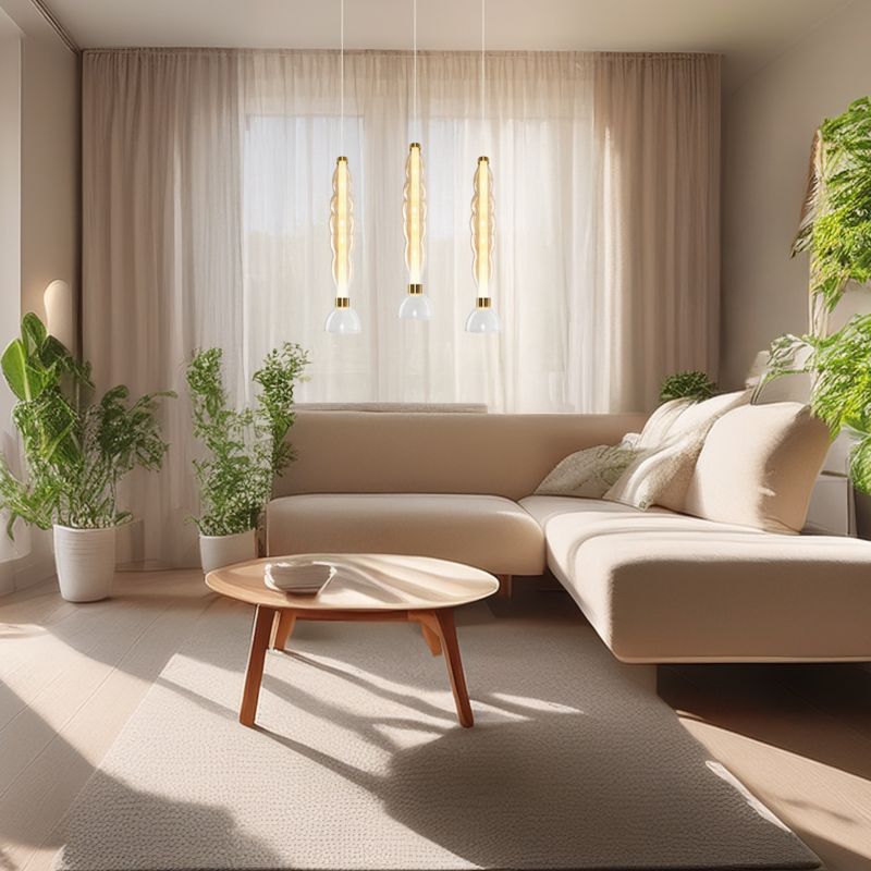Lampa wisząca Milagro Lucco LED 18W złoty transparentny 1 szt.