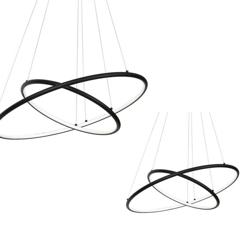 Lampa wisząca Milagro Orion Black 53W LED 1 szt.