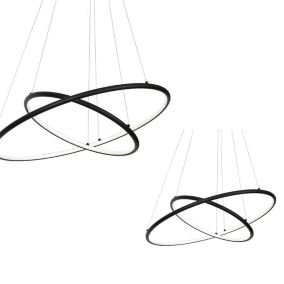 Lampa wisząca Milagro Orion Black 53W LED 1 szt.
