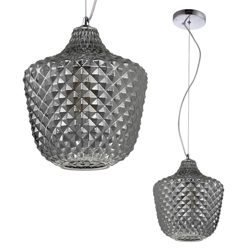 Lampa wisząca Milagro  Orlando Okrągły Klosz 1xE27 1 szt.