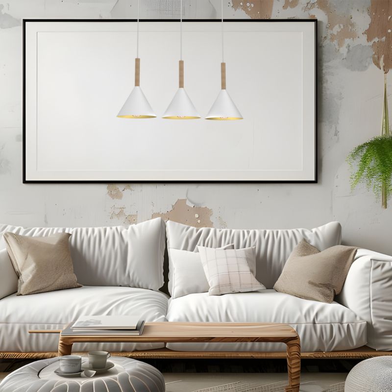 Lampa wisząca Milagro Peru White E27 60w 1 szt.