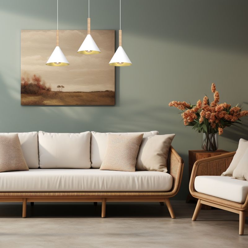 Lampa wisząca Milagro Peru White E27 60w 1 szt.