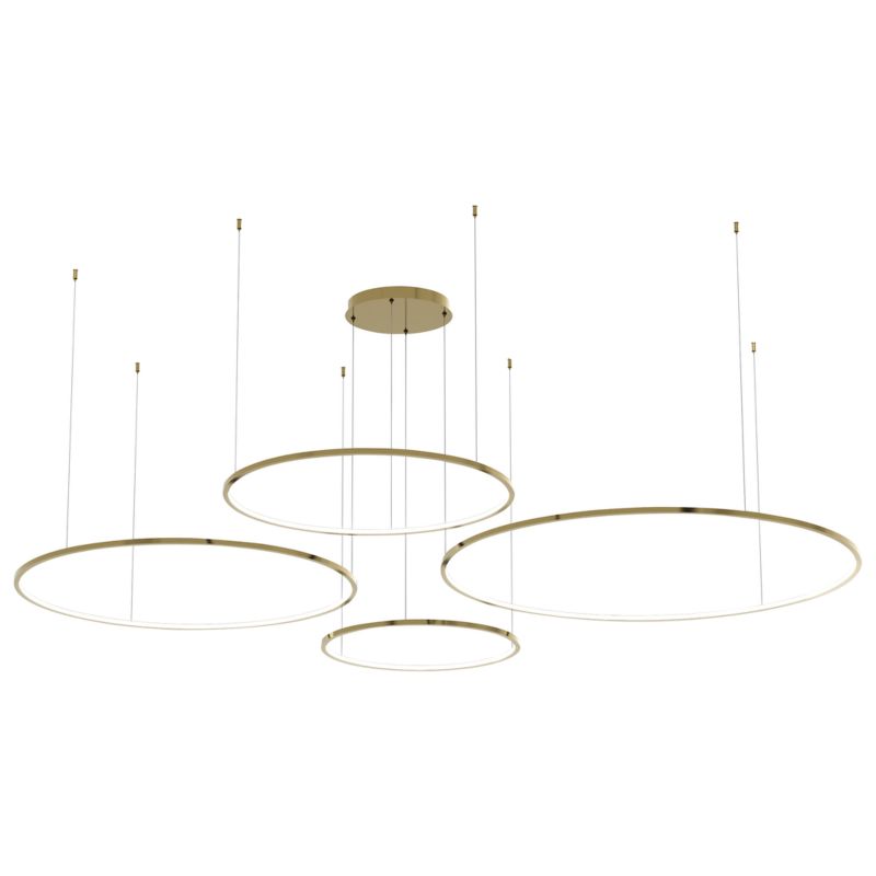 Lampa wisząca Milagro Saturno Led 120w złoty 1 szt.
