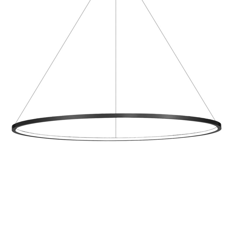 Lampa wisząca Milagro Saturno Led 57w czarny 1 szt.