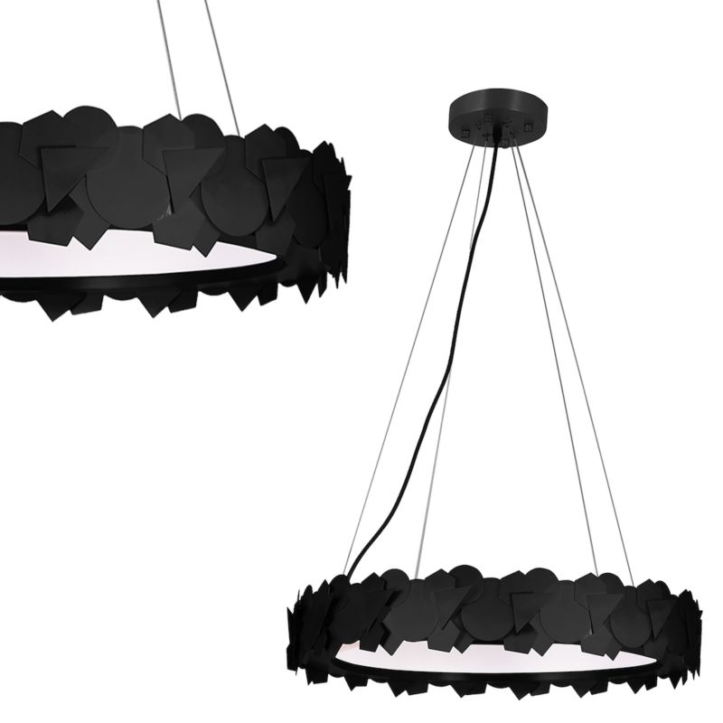Lampa wisząca Milagro Soho Black 50 cm 24 w led 1 szt.