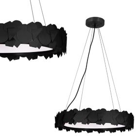 Lampa wisząca Milagro Soho Black 50 cm 24 w led 1 szt.