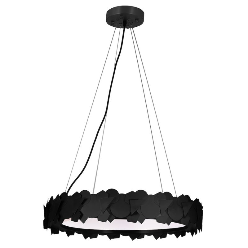 Lampa wisząca Milagro Soho Black 50 cm 24 w led 1 szt.