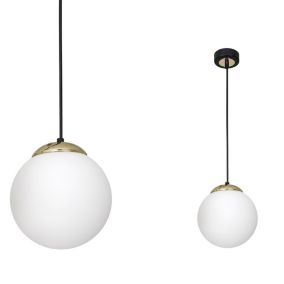 Lampa wisząca Milagro Sparta Black Gold 1xE27 Elegancka 1 szt.