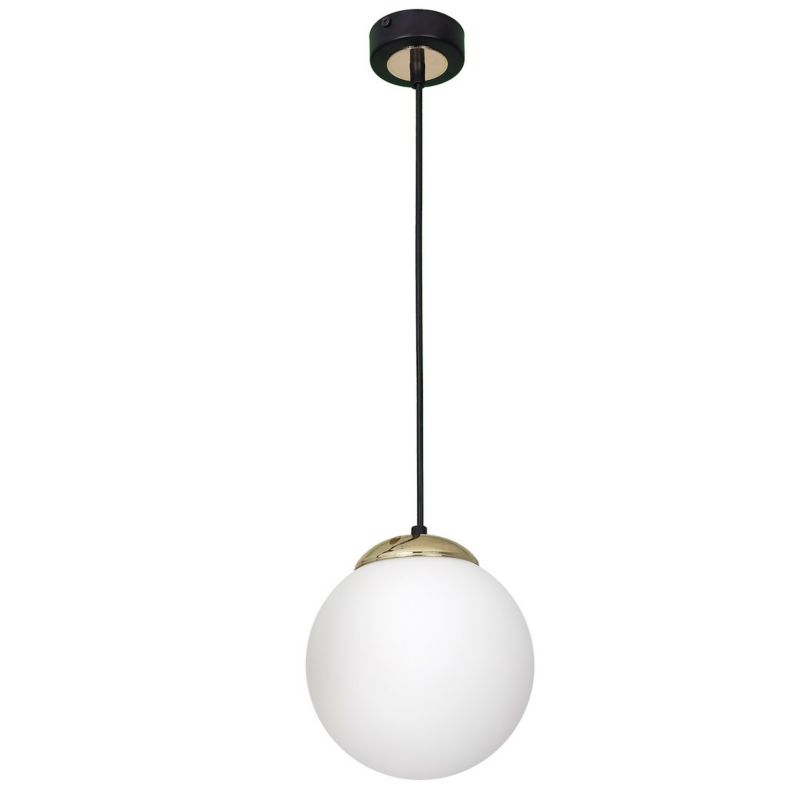 Lampa wisząca Milagro Sparta Black Gold 1xE27 Elegancka 1 szt.