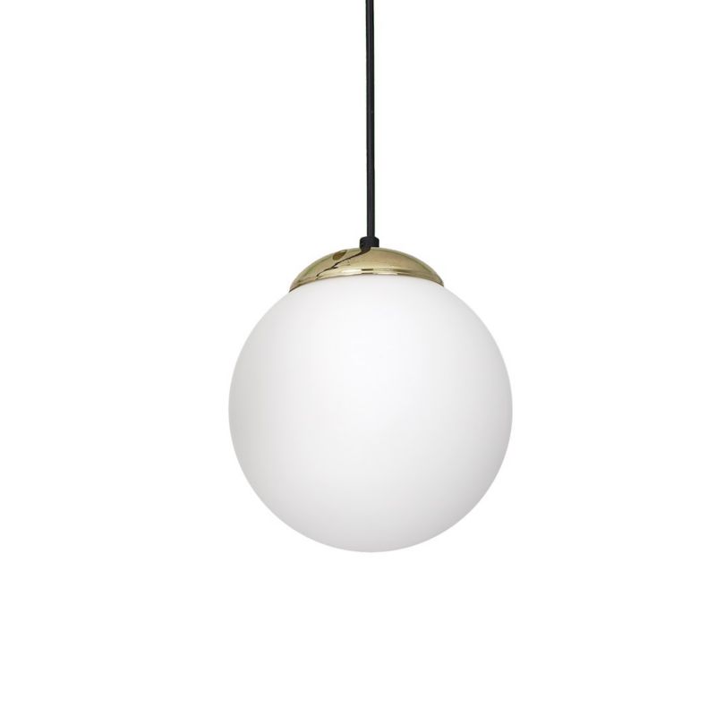 Lampa wisząca Milagro Sparta Black Gold 1xE27 Elegancka 1 szt.