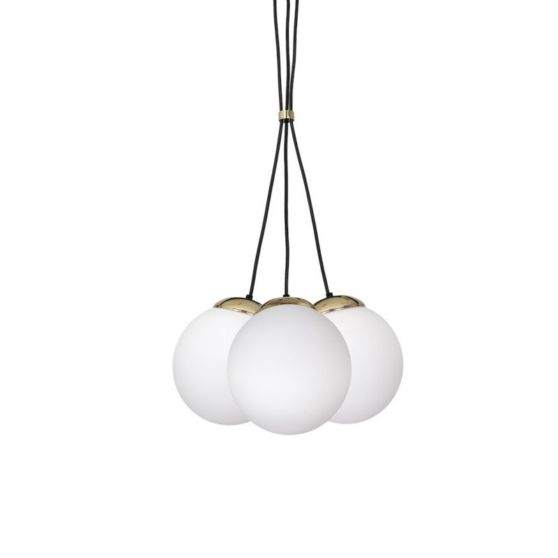 Lampa wisząca Milagro Sparta Black Gold 3xE14 Elegancka 1 szt.