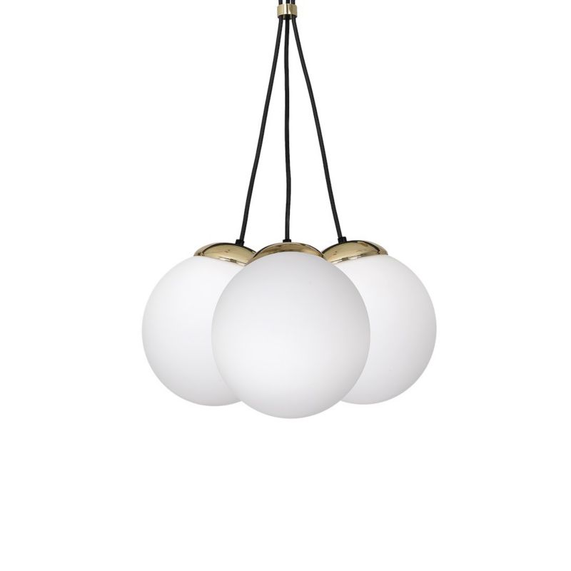Lampa wisząca Milagro Sparta Black Gold 3xE14 Elegancka 1 szt.