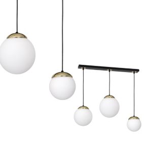 Lampa wisząca Milagro Sparta Black Gold 3xE14 Elegancka Uniwersalna 1 szt.