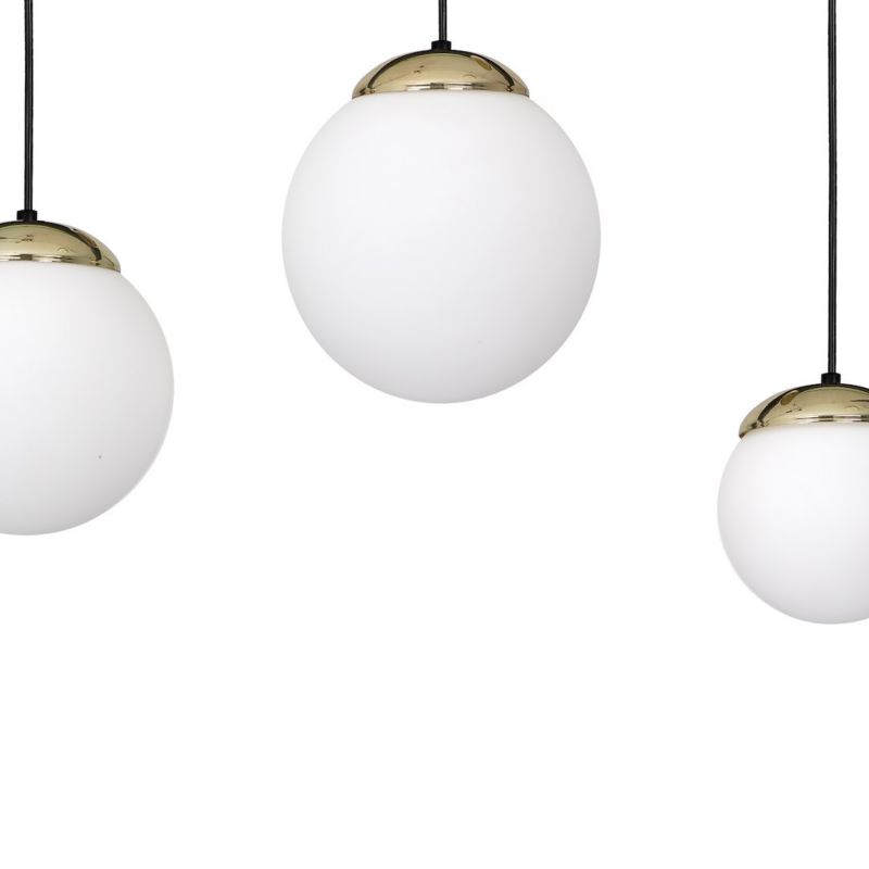 Lampa wisząca Milagro Sparta Black Gold 3xE14 Elegancka Uniwersalna 1 szt.