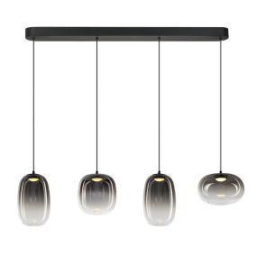 Lampa wisząca Milagro Vaso LED 15W czarny 1 szt.