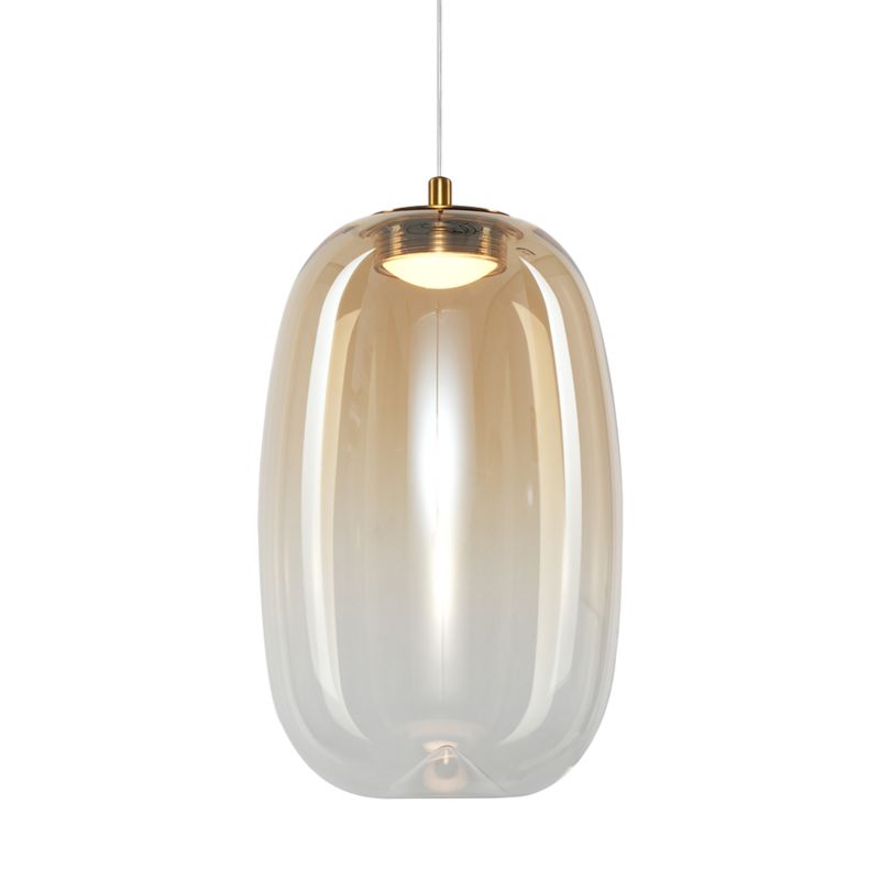 Lampa wisząca Milagro Vaso LED 4W złoty transparentny złoty 1 szt.