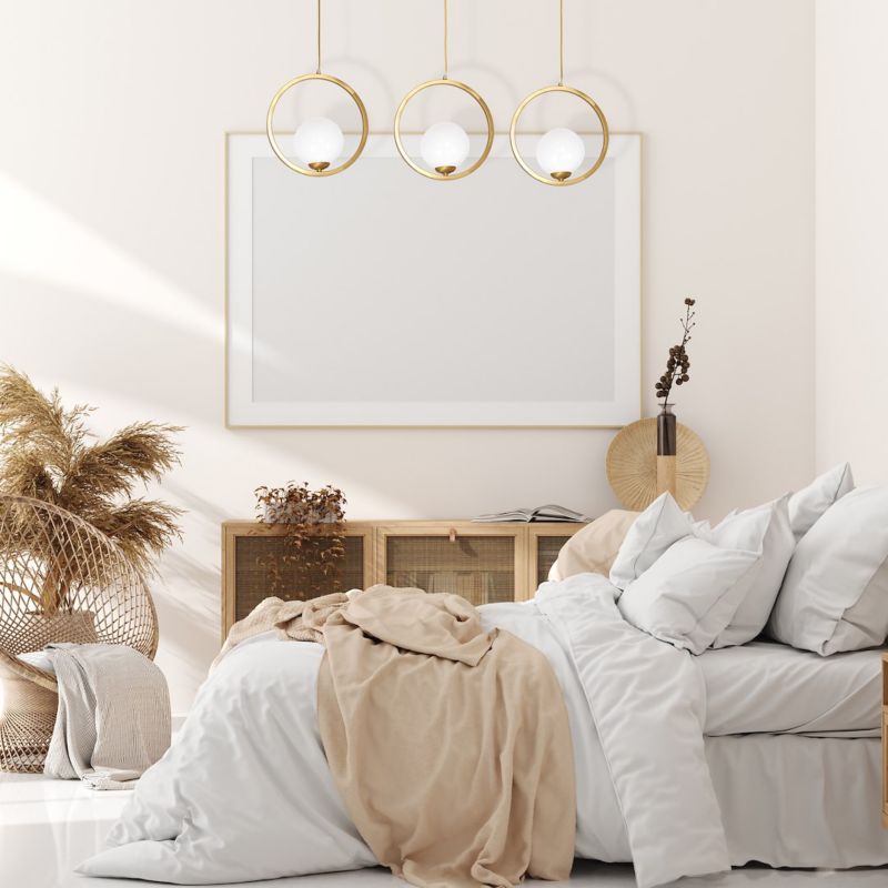 Lampa wisząca Milagro  Vienna 3xE14 Złota Elegancja Wysokiej Jakości Metal Szkło 1 szt.