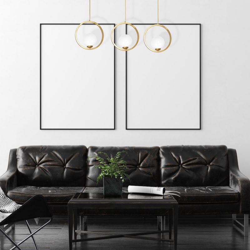 Lampa wisząca Milagro  Vienna 3xE14 Złota Elegancja Wysokiej Jakości Metal Szkło 1 szt.
