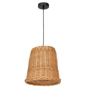 Lampa wisząca Milagro Vimini Natural Wood E27 1w 1 szt.