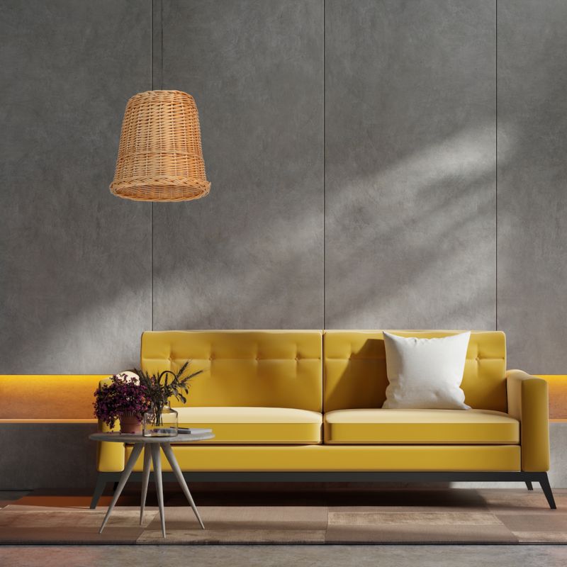 Lampa wisząca Milagro Vimini Natural Wood E27 1w 1 szt.