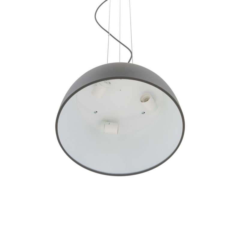 Lampa wisząca minimalistyczna grafitowa klosz 38cm 3xE27 25W SATELLITE Nowodvorski 1 szt.