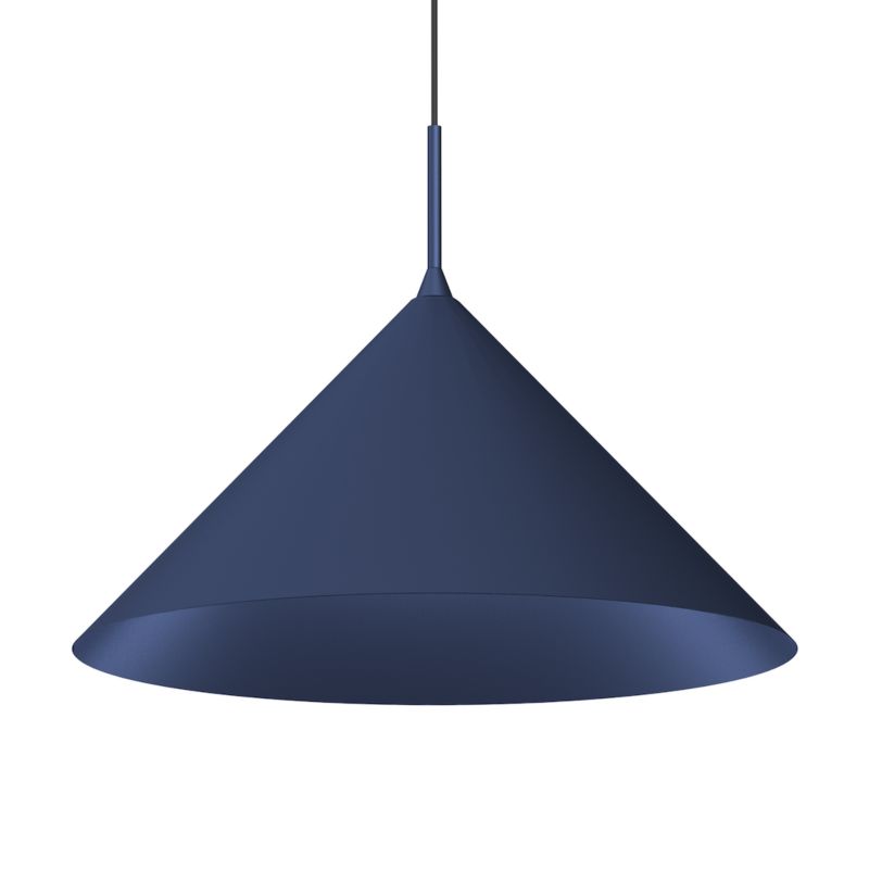 Lampa wisząca minimalistyczna niebieska stożek fi46cm 1xGX53 9W CAPITAL Milagro 1 szt.