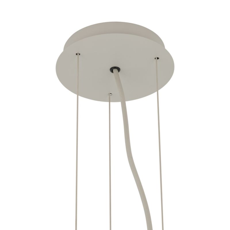 Lampa wisząca minimalistyczna szara klosz 38cm 3xE27 25W SATELLITE Nowodvorski 1 szt.