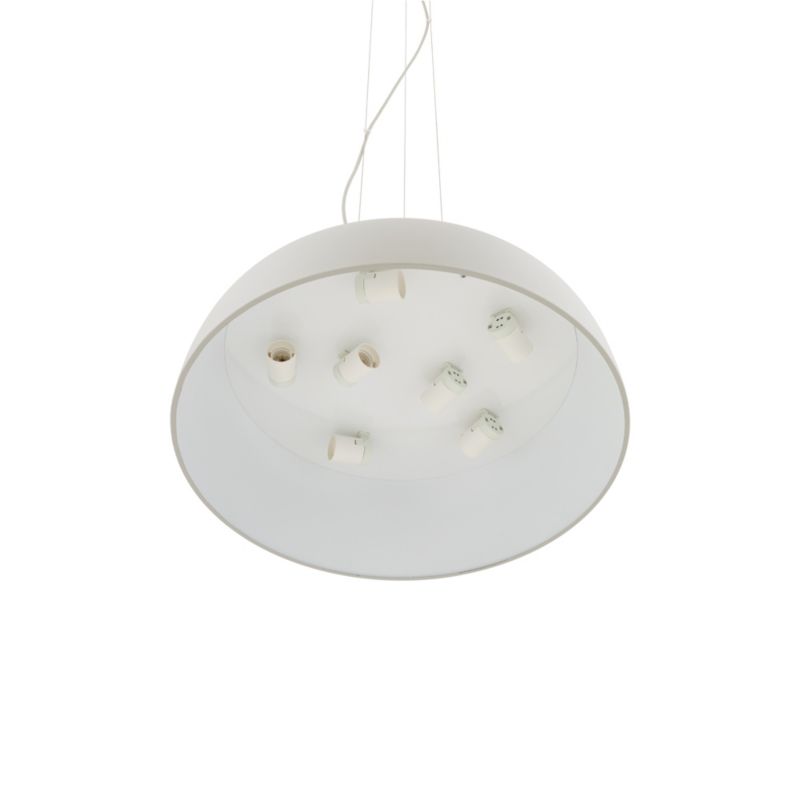 Lampa wisząca minimalistyczna szara klosz 58cm 7xE27 25W SATELLITE Nowodvorski 1 szt.