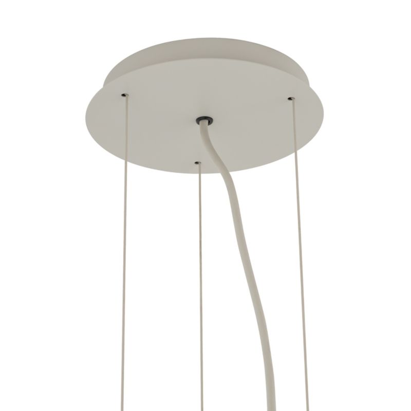 Lampa wisząca minimalistyczna szara klosz 58cm 7xE27 25W SATELLITE Nowodvorski 1 szt.