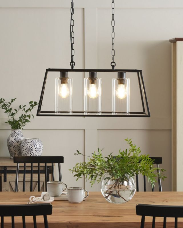 Lampa wisząca Muger Metal Czarny 1 szt.