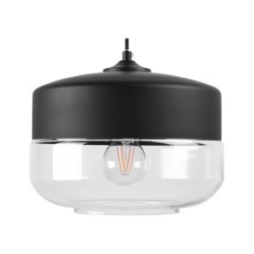 Lampa wisząca Murray Szkło Czarny 1 szt.