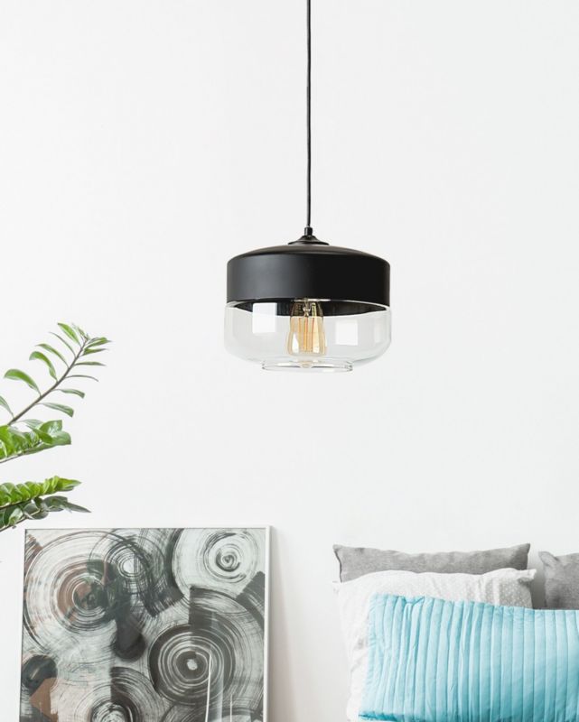 Lampa wisząca Murray Szkło Czarny 1 szt.