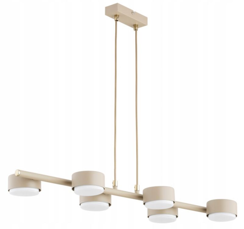 Lampa Wisząca Nad WyspęElko-Lighting Mono Ecru 6x GX53 ecru 1 szt