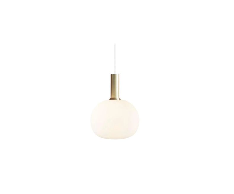 Lampa wisząca Nordlux Alton biała-złota E27 60W metal-szkło IP20 1 szt.