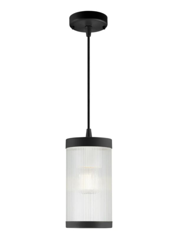 Lampa wisząca Nordlux Coupar czarna 25W IP54, ściemnialna, 1 szt.