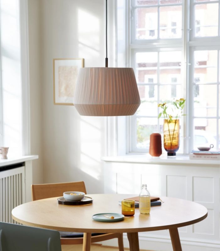 Lampa wisząca Nordlux Dicte E27 beżowa tkaninowa czarny kabel 1 szt.