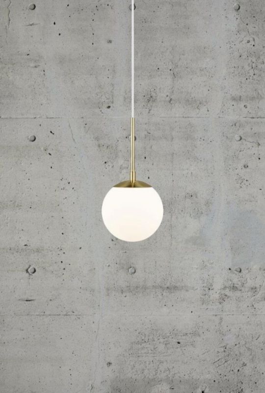 Lampa wisząca Nordlux Grant 15W biała/złota, E14, 1 punkt światła, 1 szt.