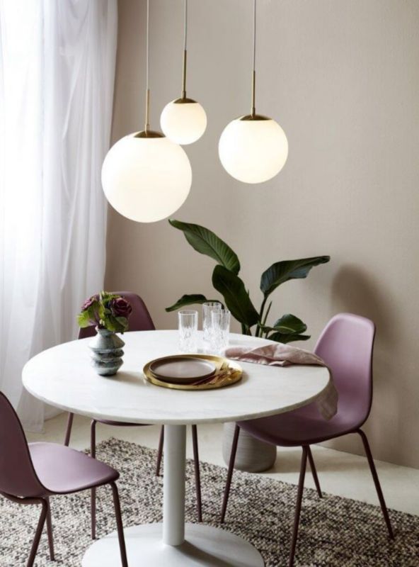 Lampa wisząca Nordlux Grant 15W biała/złota, E14, 1 punkt światła, 1 szt.