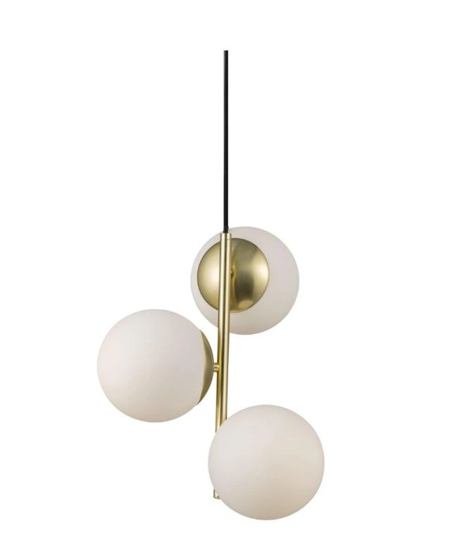 Lampa wisząca Nordlux Lilly biała-złota E14 3x40W IP20 1 szt.