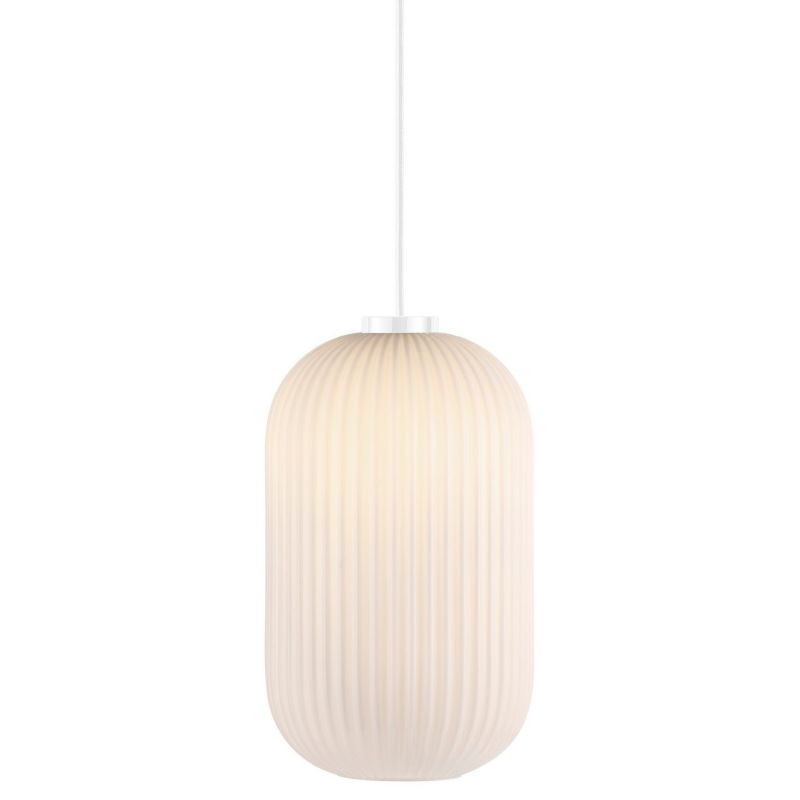 Lampa wisząca Nordlux Milford E27 biała-opal 1x40W IP20 300cm 1 szt.