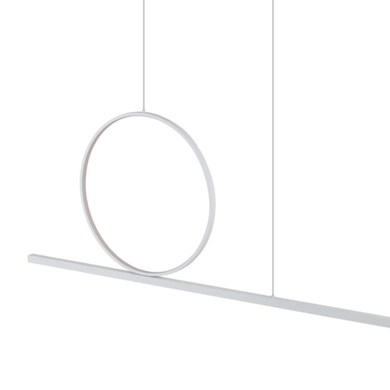 Lampa wisząca nowoczesna biała geometryczne kształty LED 39W LINEO LED Nowodvorski 1 szt.