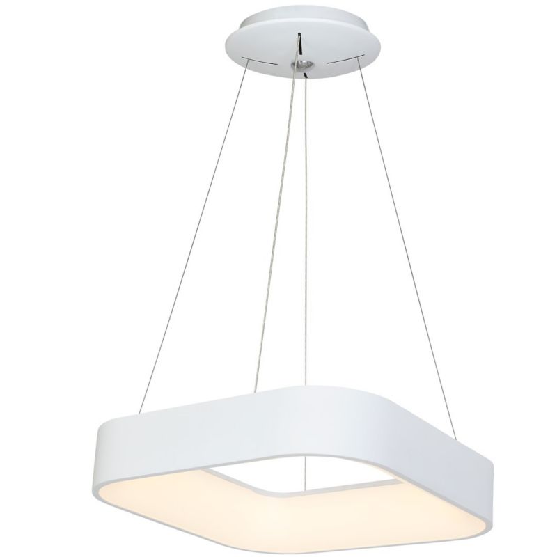 Lampa wisząca nowoczesna biała kwadratowa LED 40W ASTRO Milagro 1 szt.