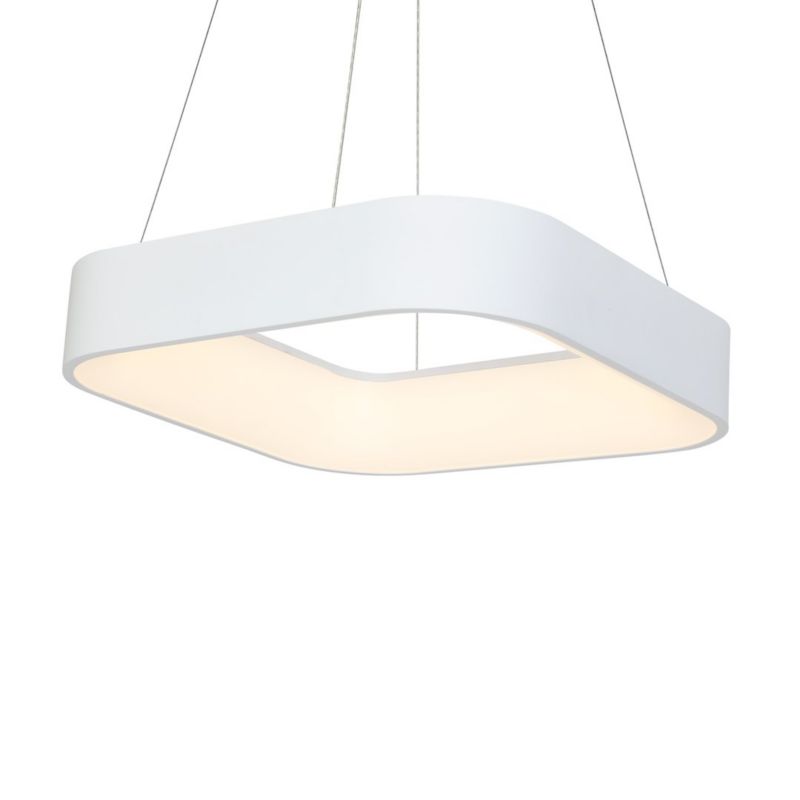Lampa wisząca nowoczesna biała kwadratowa LED 40W ASTRO Milagro 1 szt.